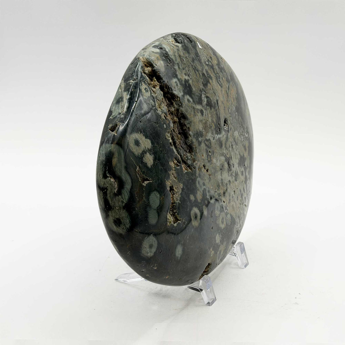 Natural Sea Jasper Freeform Crystal 5" Gemstone - Gem Avenue Retail