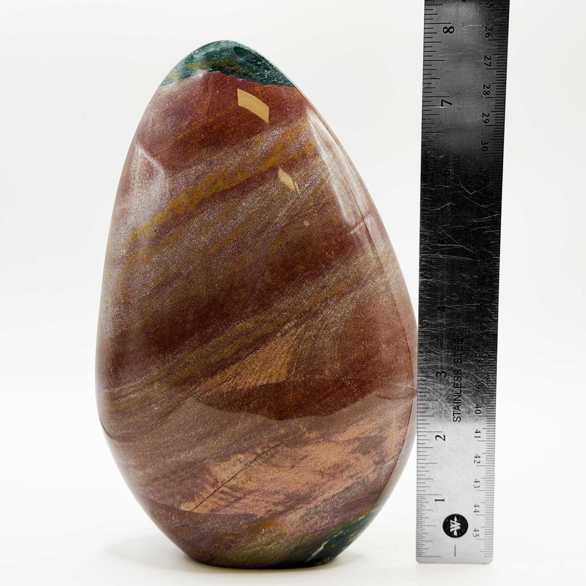 Natural Sea Jasper Freeform Crystal - Gem Avenue Retail