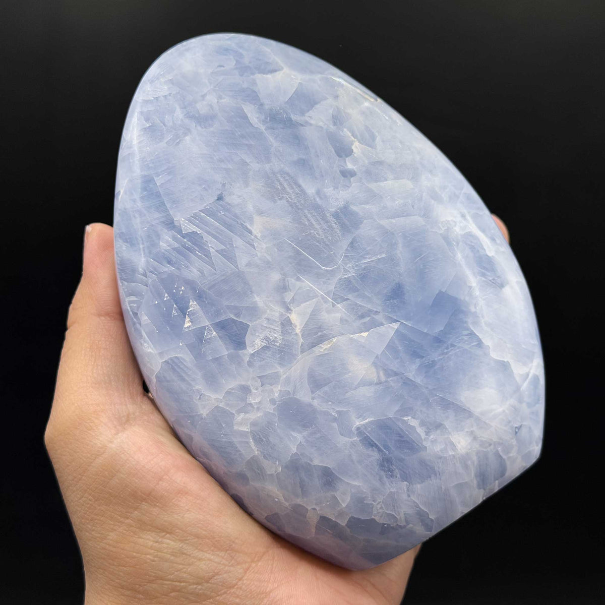 Natural Blue Celestite Freeform Polished Gemstone - Gem Avenue Retail