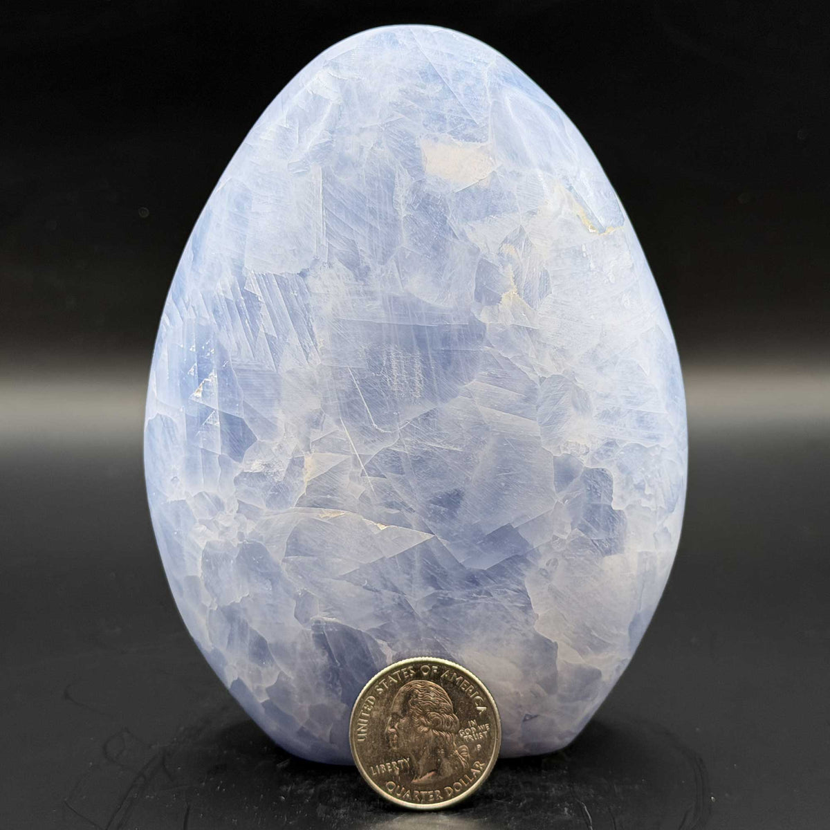 Natural Blue Celestite Freeform Polished Gemstone - Gem Avenue Retail