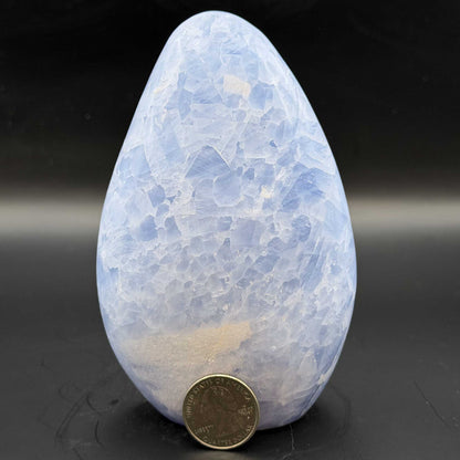Natural Blue Celestite Freeform Polished Gemstone - Gem Avenue Retail