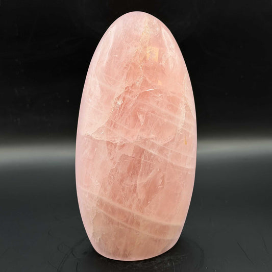 Natural Rose Quartz Freeform Polished Gemstone - Gem Avenue Retail