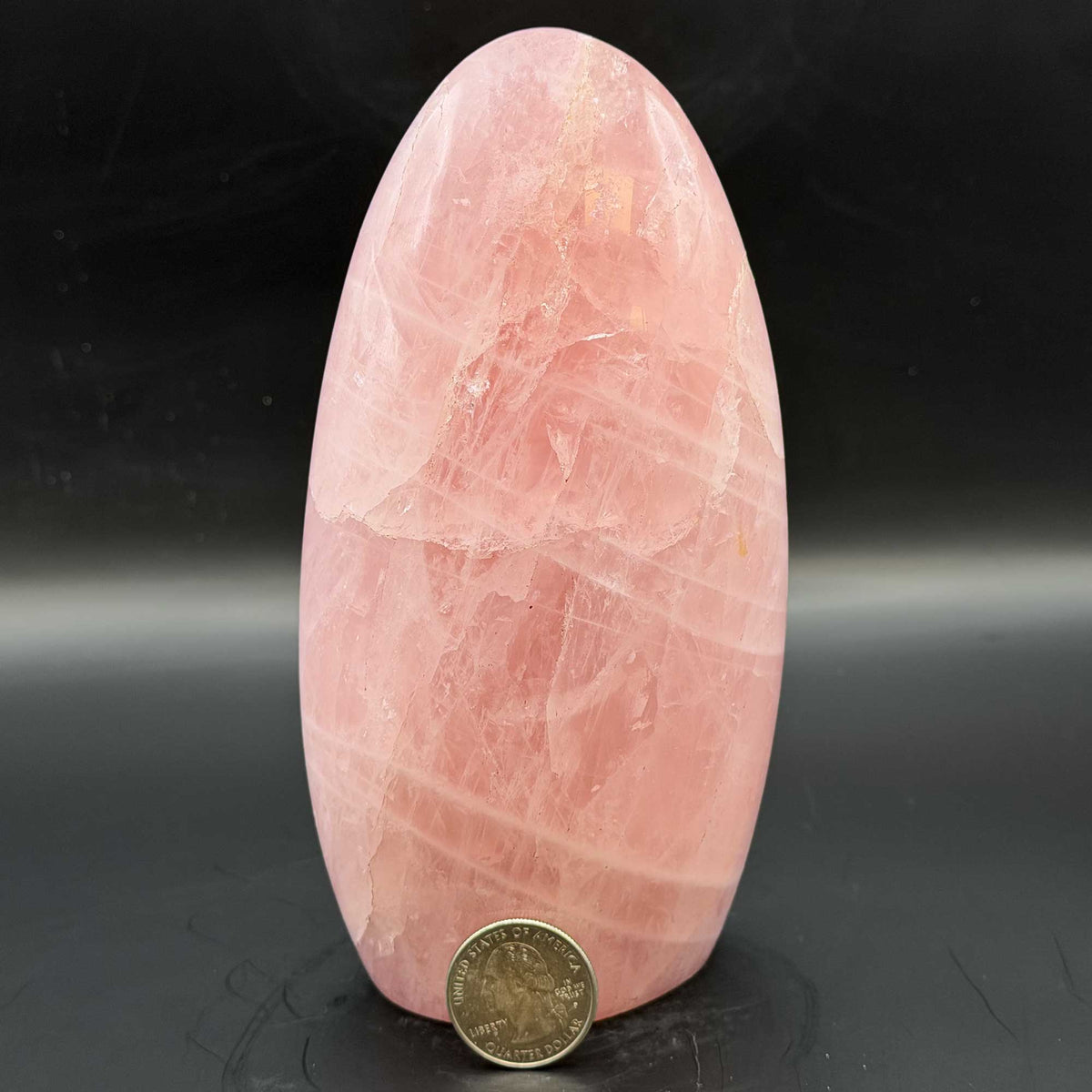 Natural Rose Quartz Freeform Polished Gemstone - Gem Avenue Retail