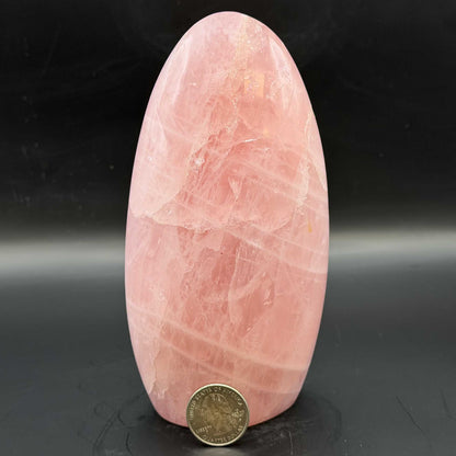 Natural Rose Quartz Freeform Polished Gemstone - Gem Avenue Retail
