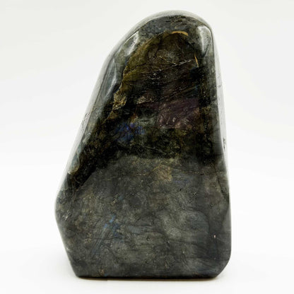 Labradorite Polished Freeform 5" Tall with Blue and Green Flash