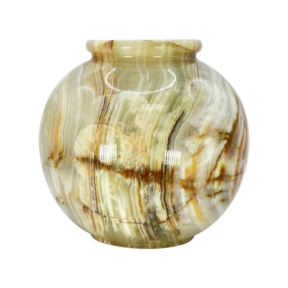Polished Green Onyx Vase - Gem Avenue