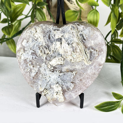 Natural Amethyst Crystal Heart - Gem Avenue