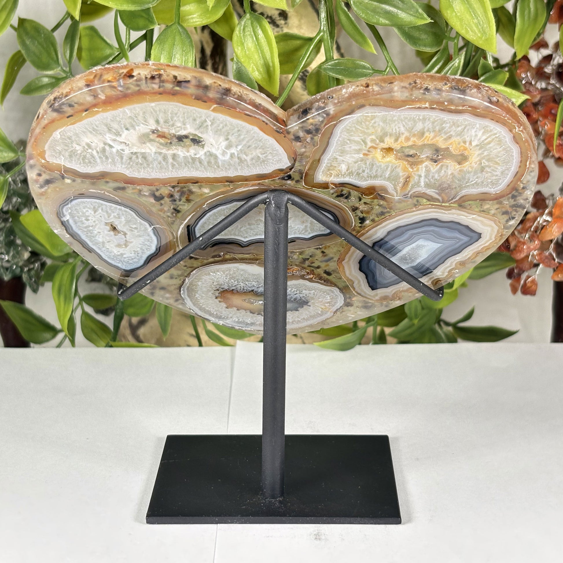 Agate Crystal Heart - Gem Avenue Retail