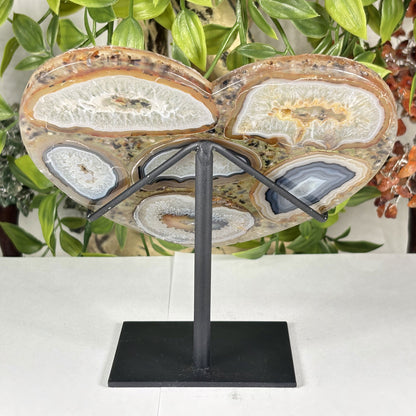 Agate Crystal Heart - Gem Avenue Retail