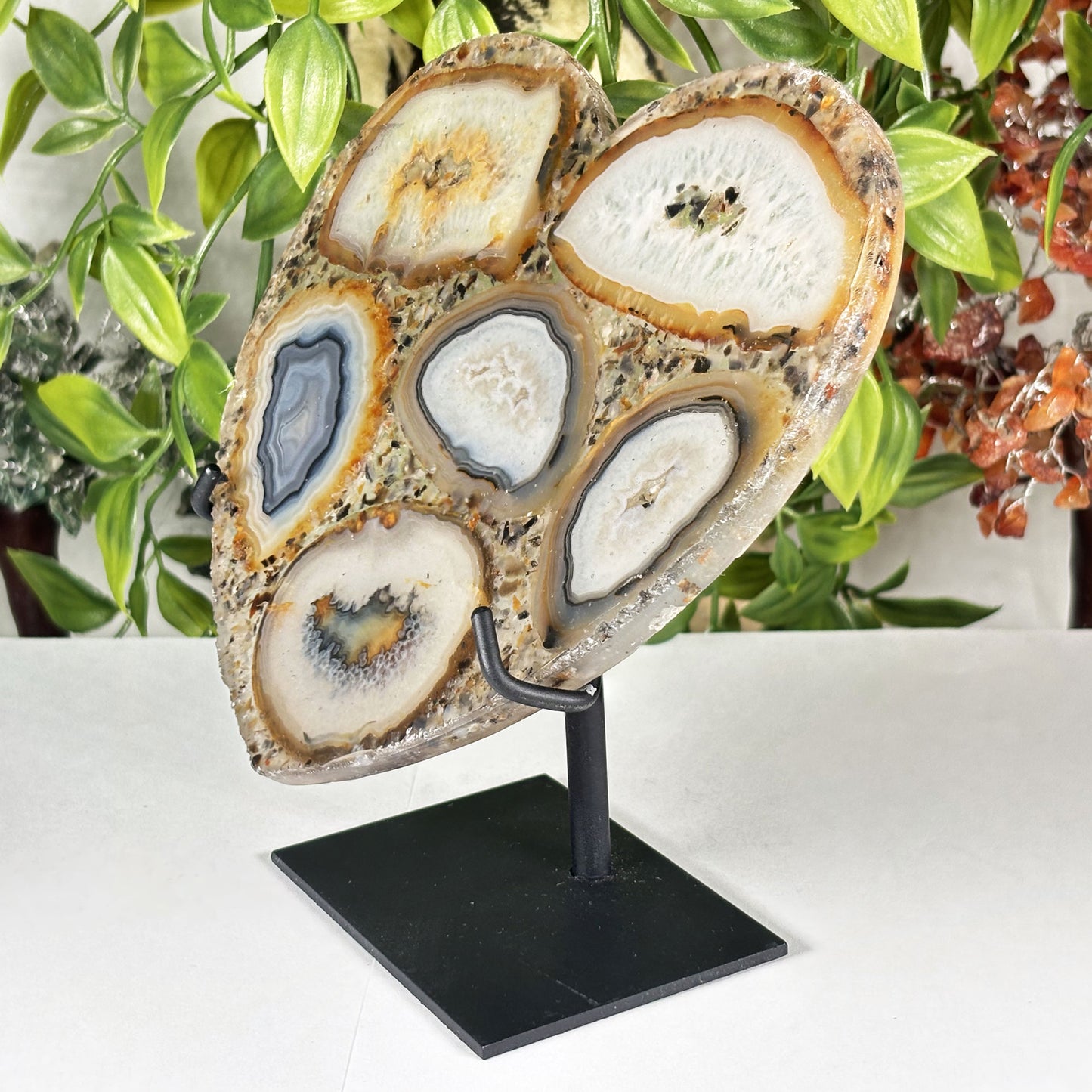 Agate Crystal Heart - Gem Avenue Retail