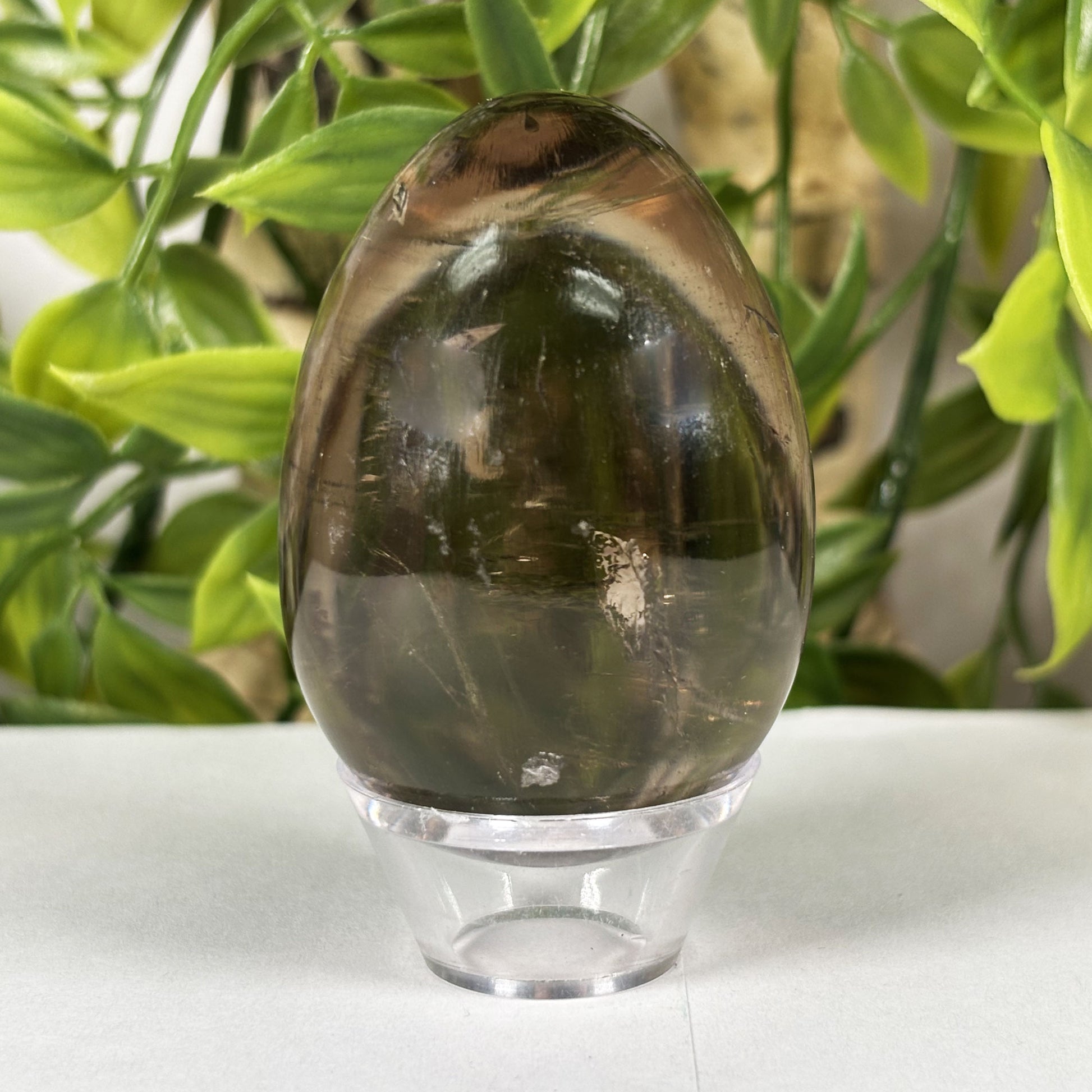 Smoky Quartz Crystal Egg - Gem Avenue Retail