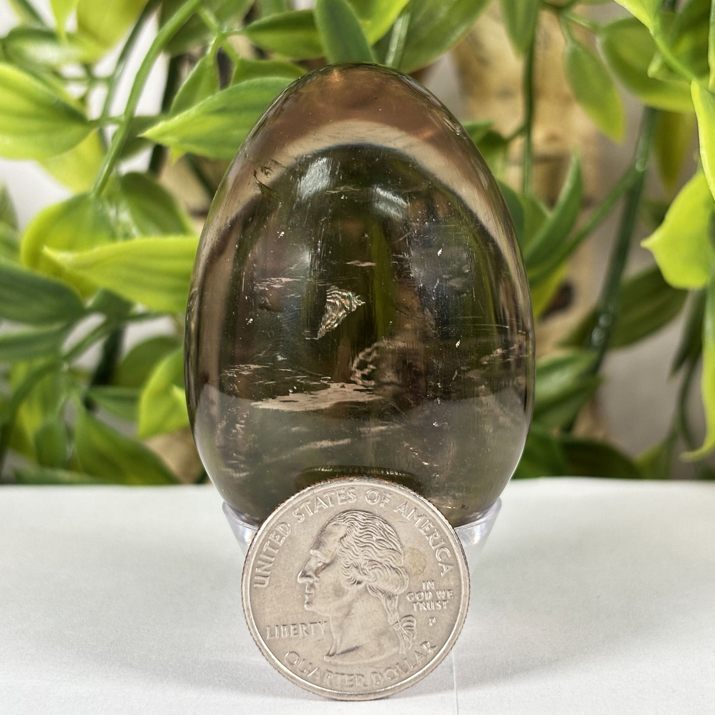 Smoky Quartz Crystal Egg - Gem Avenue Retail