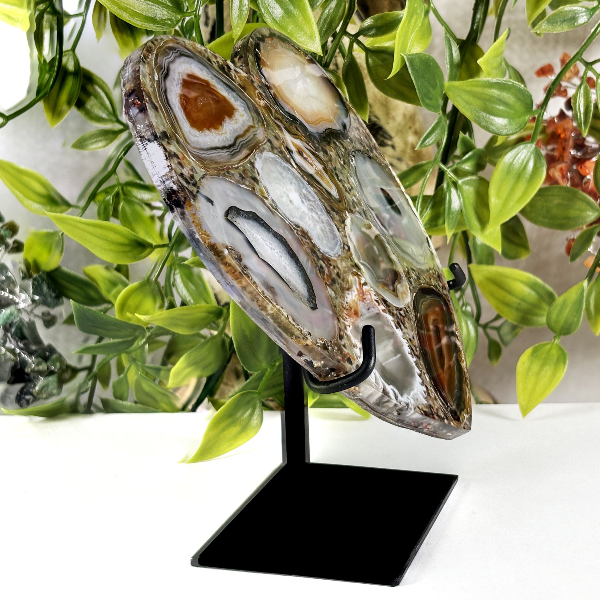 Agate Crystal Gemstone Heart - Gem Avenue Retail