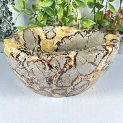 Septarian Crystal Gemstone Bowl - Gem Avenue Retail