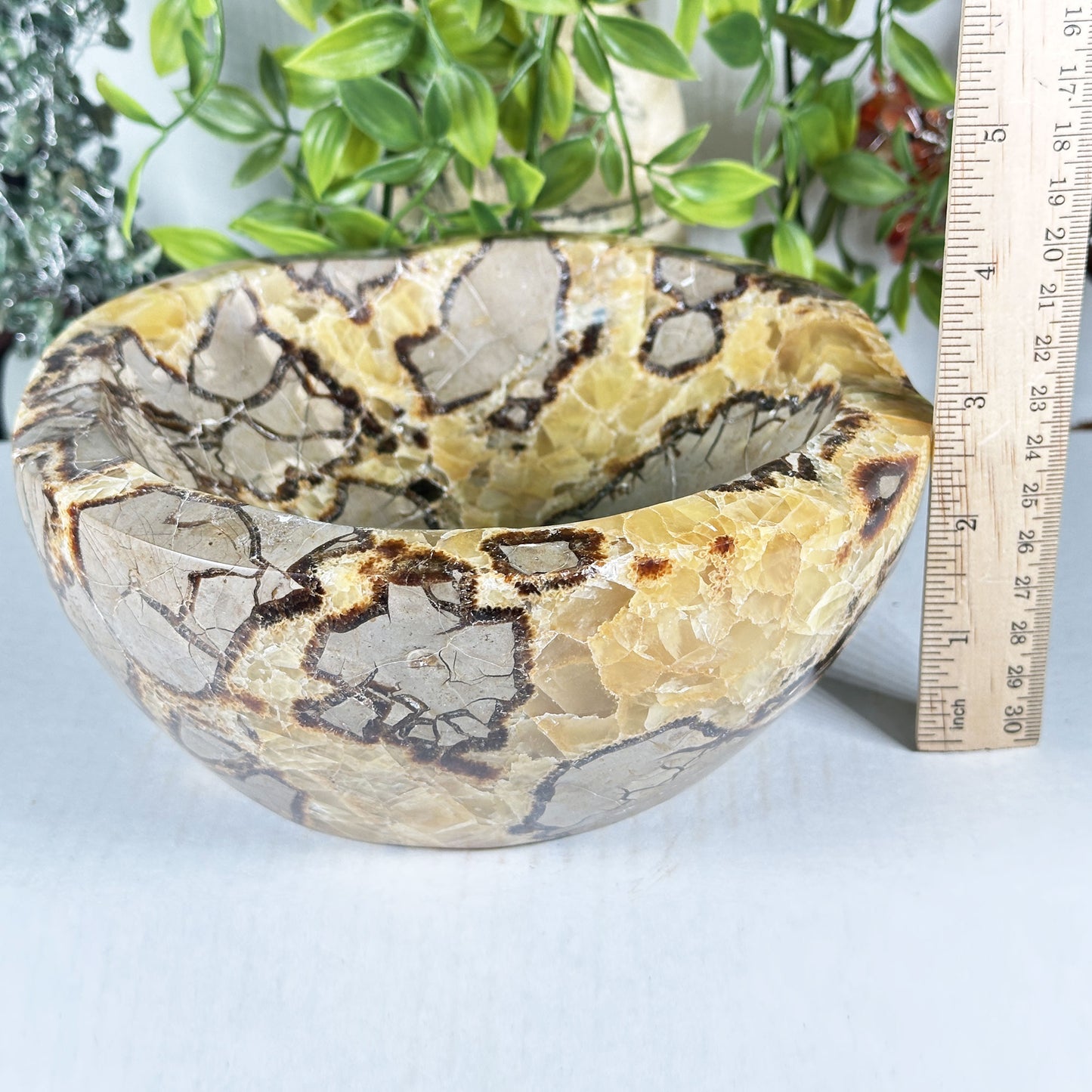 Septarian Crystal Gemstone Bowl - Gem Avenue Retail