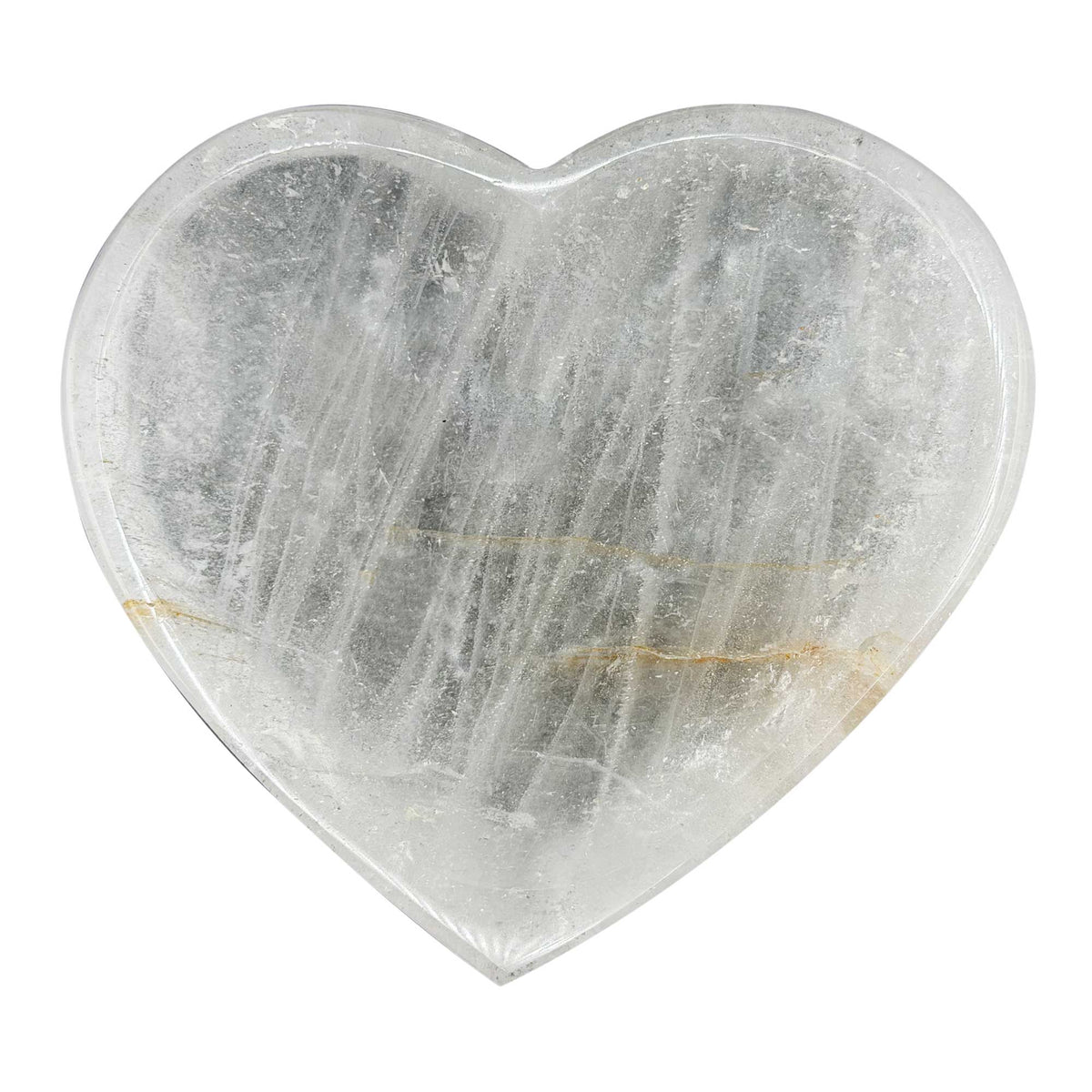 Clear Quartz Crystal Heart Bowl Polished Stone - Gem Avenue Retail