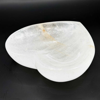 Clear Quartz Crystal Heart Bowl Polished Stone - Gem Avenue Retail