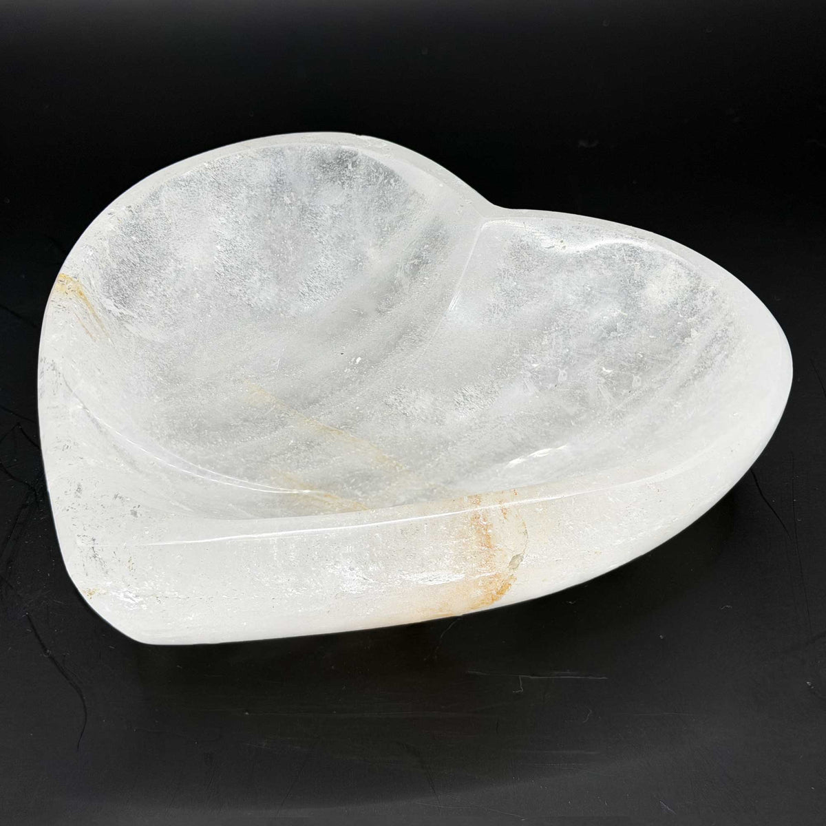 Clear Quartz Crystal Heart Bowl Polished Stone - Gem Avenue Retail