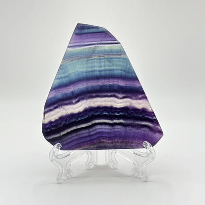 Natural Rainbow Fluorite Crystal Slab - Gem Avenue Retail