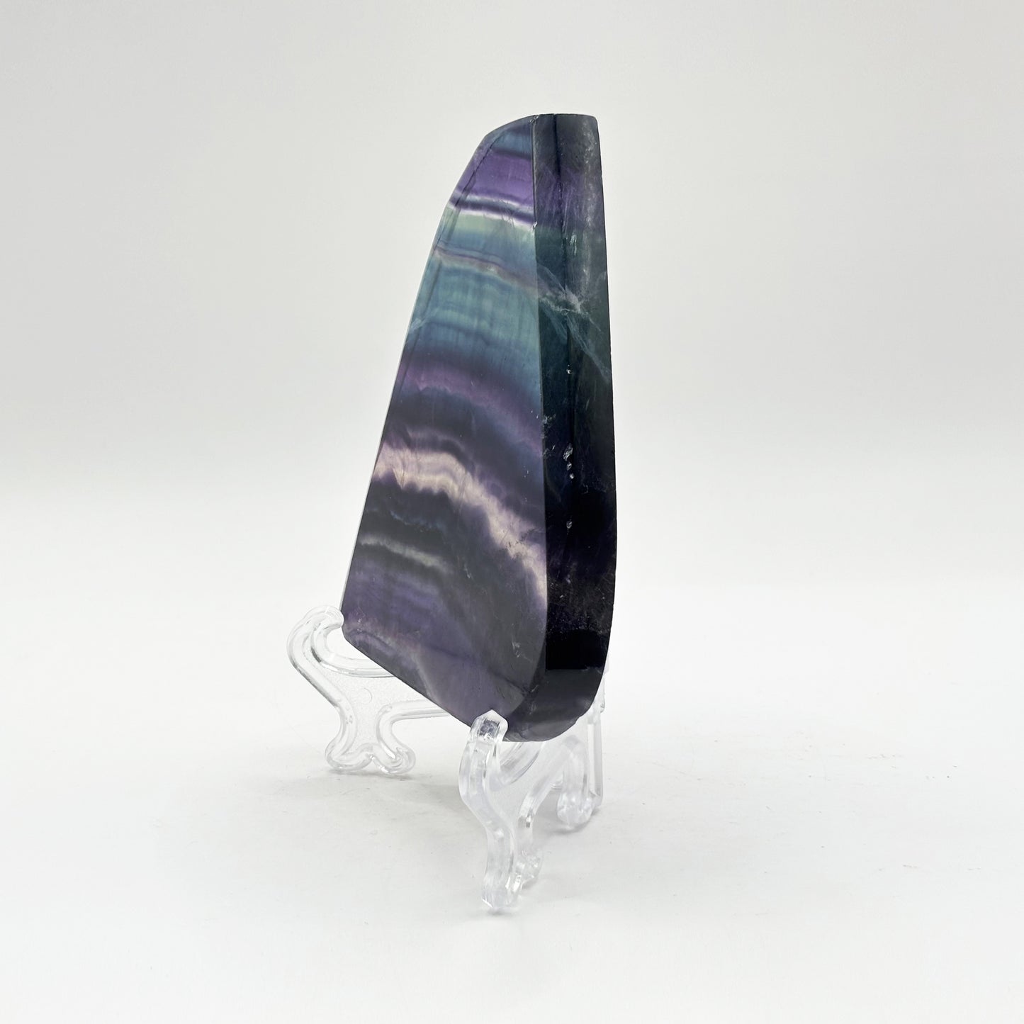 Natural Rainbow Fluorite Crystal Slab - Gem Avenue Retail