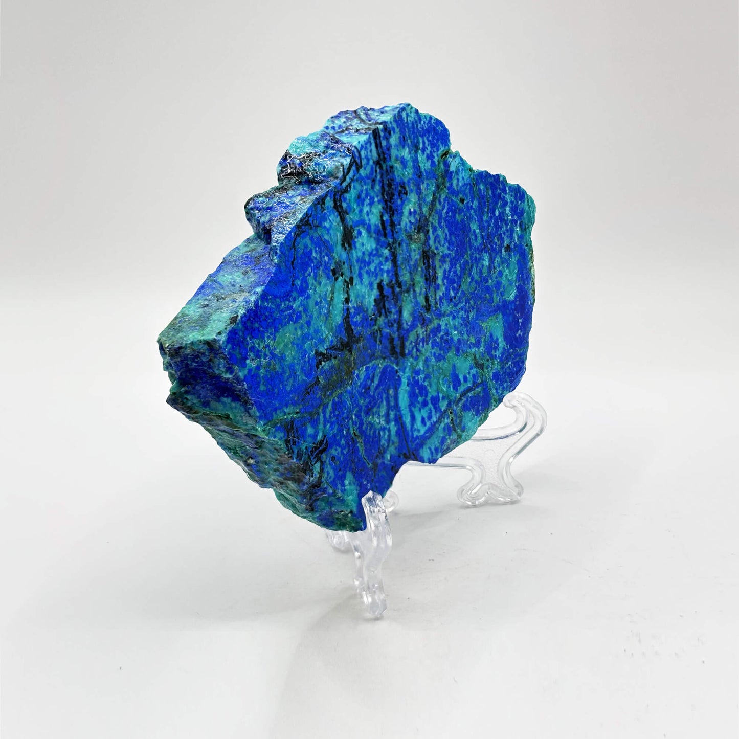 Natural Azurite Malachite Crystal Slab - Gem Avenue Retail