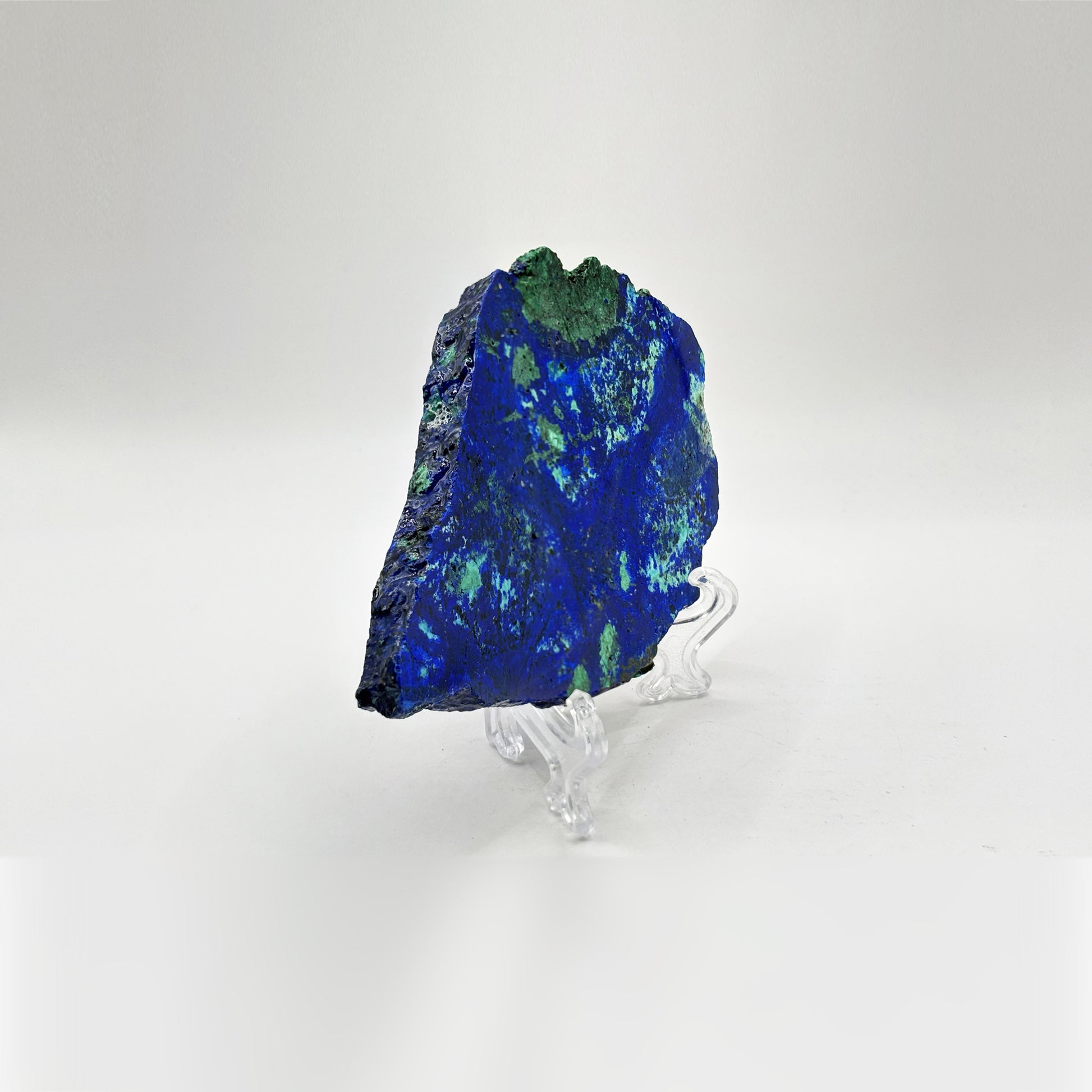 Natural Azurite Malachite Crystal Slab - Gem Avenue Retail