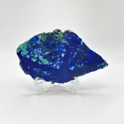 Natural Azurite Malachite Crystal Slab - Gem Avenue Retail