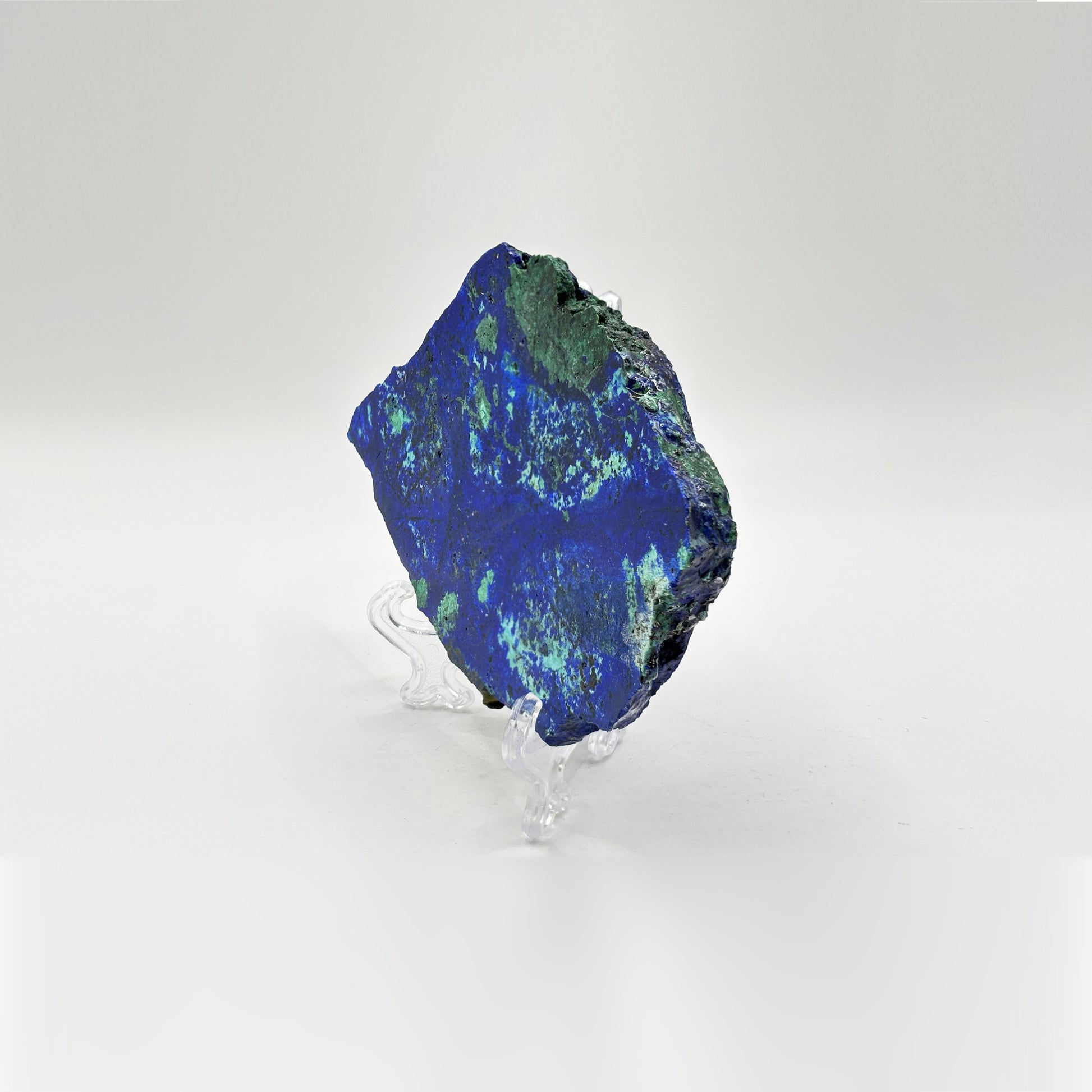 Natural Azurite Malachite Crystal Slab - Gem Avenue Retail