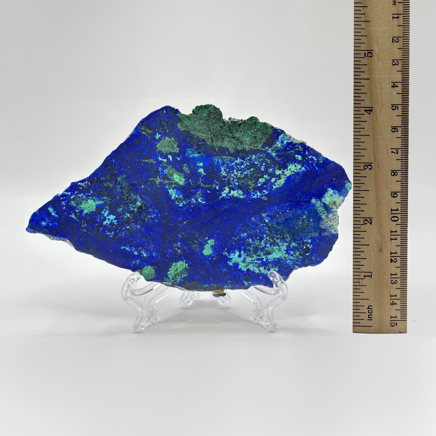 Natural Azurite Malachite Crystal Slab - Gem Avenue Retail