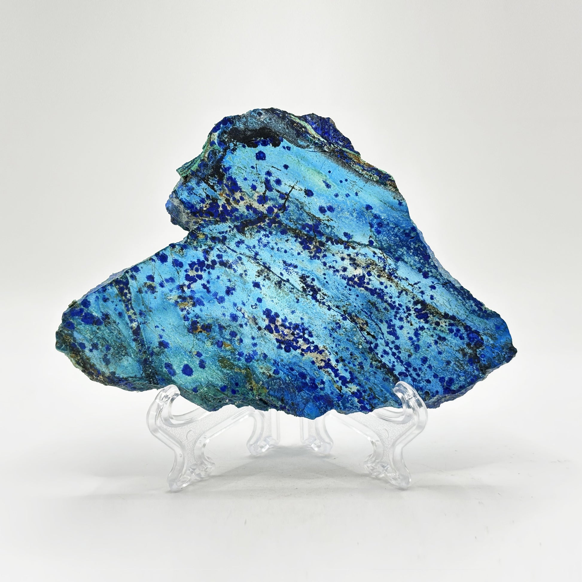 Natural Polished Azurite Malachite Slab - Gem Avenue Retail