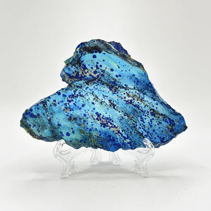 Natural Polished Azurite Malachite Slab - Gem Avenue Retail