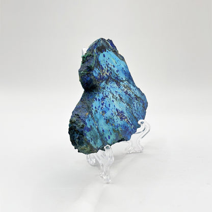 Natural Polished Azurite Malachite Slab - Gem Avenue Retail