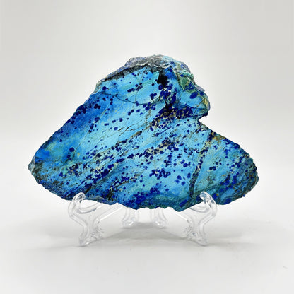 Natural Polished Azurite Malachite Slab - Gem Avenue Retail