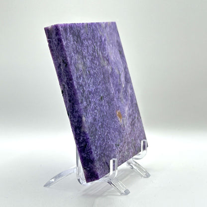 Natural Polished Purple Charoite Gemstone Slab - Gem Avenue
