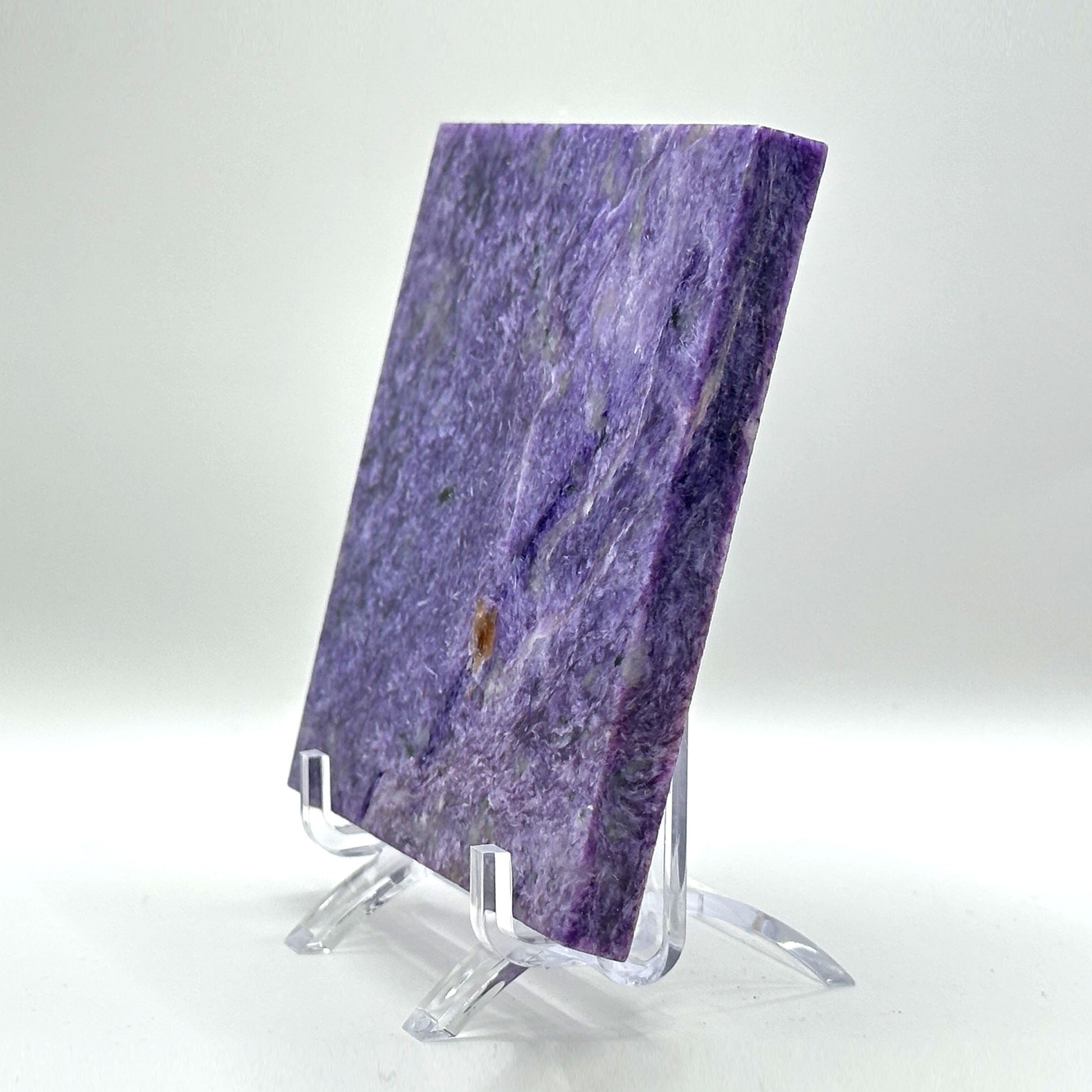 Natural Polished Purple Charoite Gemstone Slab - Gem Avenue