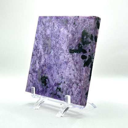 Natural Polished Purple Charoite Gemstone Slab - Gem Avenue