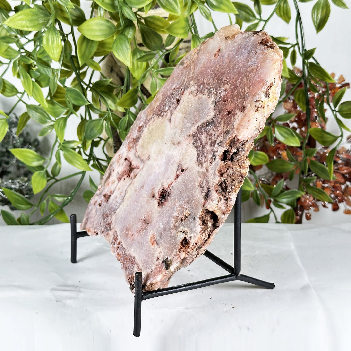 Pink Amethyst Crystal Slab - Gem Avenue Retail
