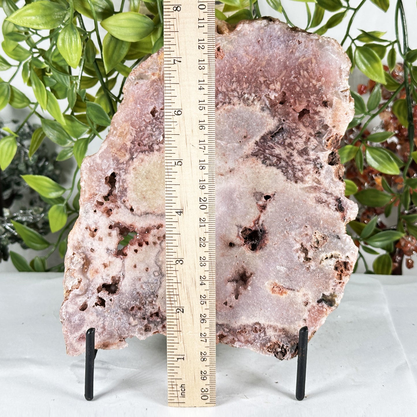 Pink Amethyst Crystal Slab - Gem Avenue Retail
