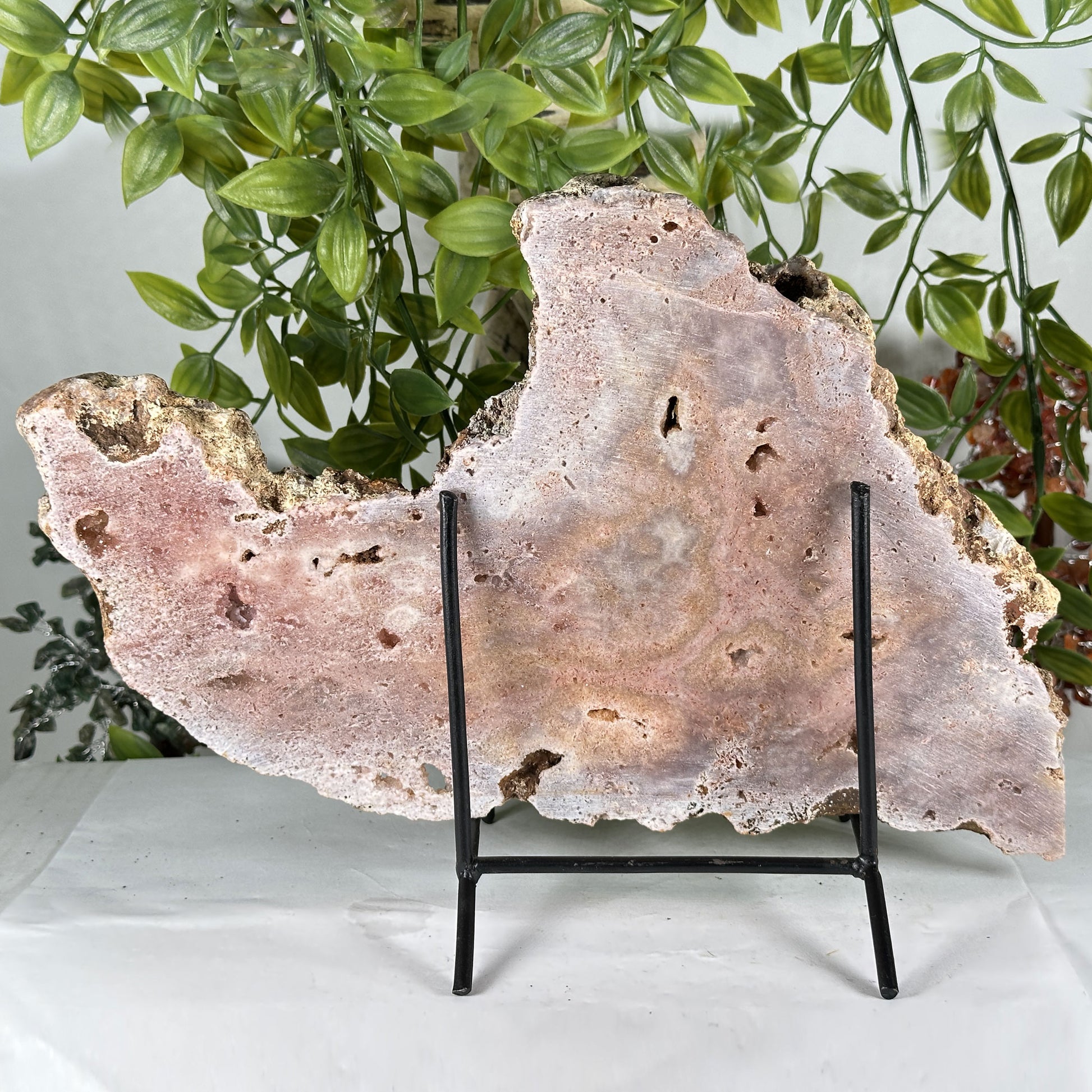 Pink Amethyst Crystal Slab - Gem Avenue Retail