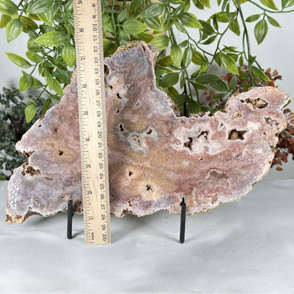 Pink Amethyst Crystal Slab - Gem Avenue Retail