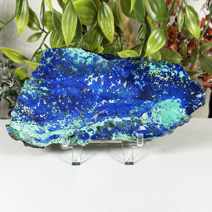 Azurite Malachite Crystal Slab - Gem Avenue Retail