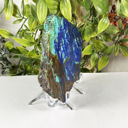 Azurite Malachite Crystal Slab - Gem Avenue Retail