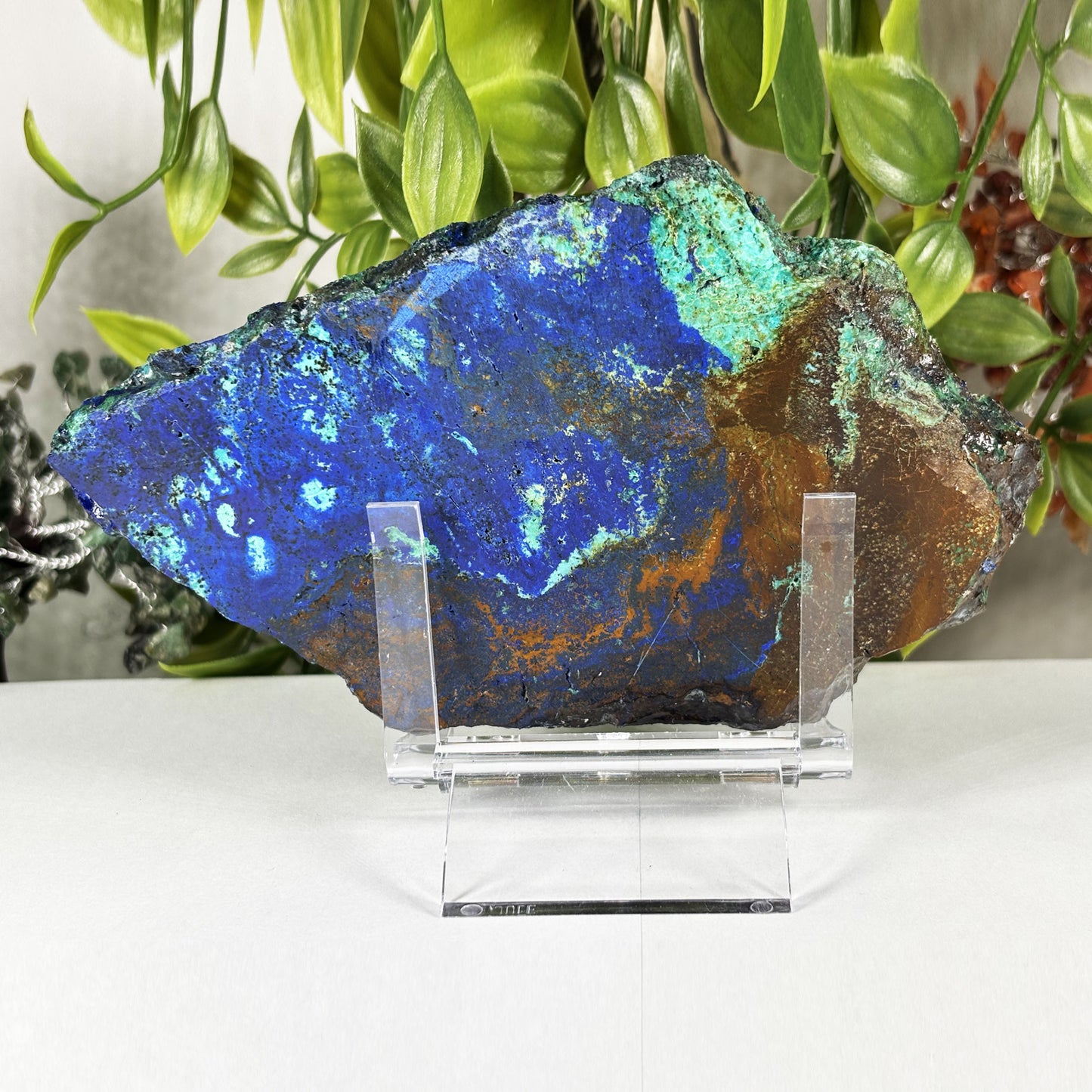 Azurite Malachite Crystal Slab - Gem Avenue Retail
