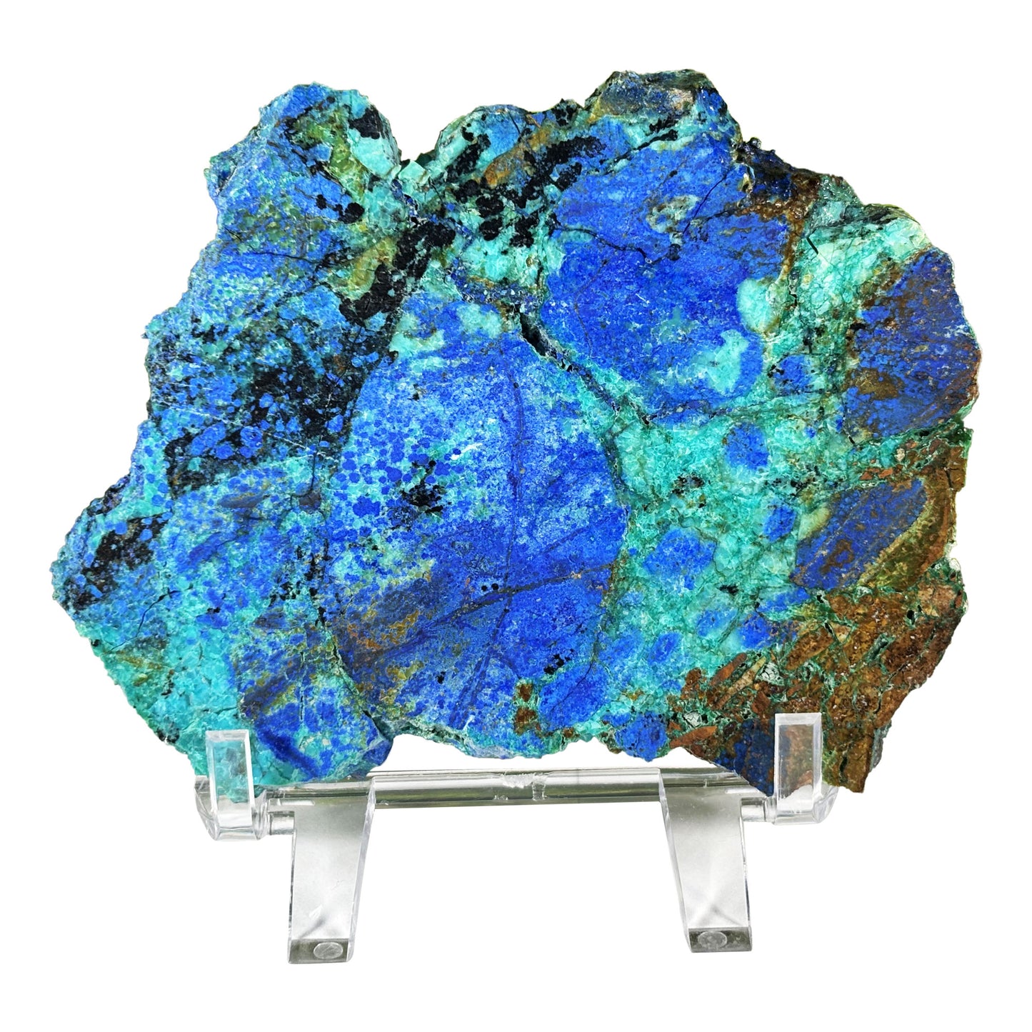 Azurite Malachite Crystal Slab - Gem Avenue Retail