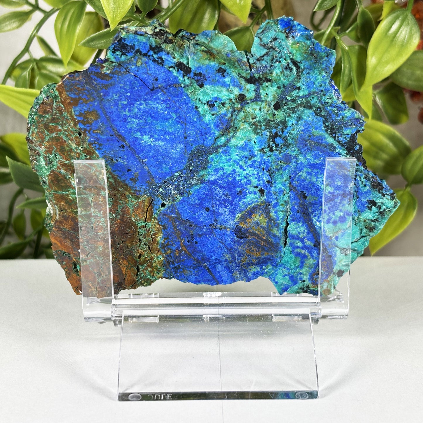 Azurite Malachite Crystal Slab - Gem Avenue Retail