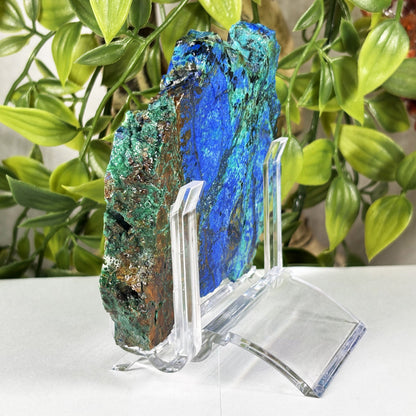 Azurite Malachite Crystal Slab - Gem Avenue Retail