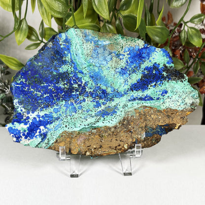 Azurite Malachite Crystal Slab - Gem Avenue Retail
