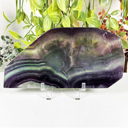 Rainbow Fluorite Crystal Gemstone Slab -  Gem Avenue Retail