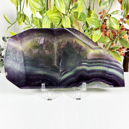 Rainbow Fluorite Crystal Gemstone Slab -  Gem Avenue Retail