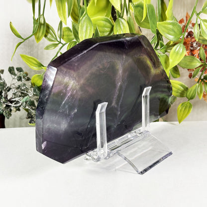Rainbow Fluorite Crystal Gemstone Slab -  Gem Avenue Retail